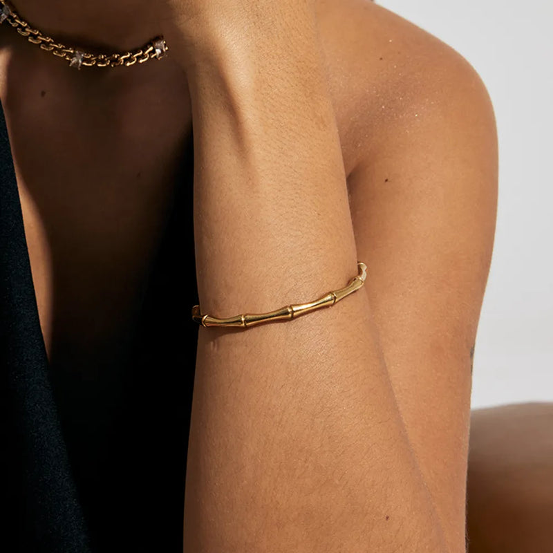 Pulseira bambu luxuosa