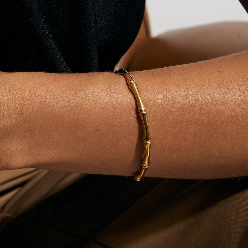 Pulseira bambu luxuosa
