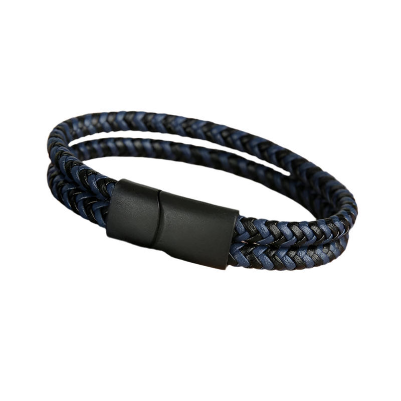 Pulseiras e braceletes de couro genuíno 2024