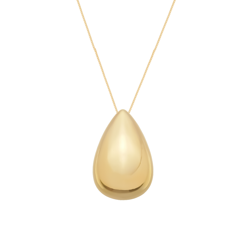 Colar Dourado de Gota Davyma