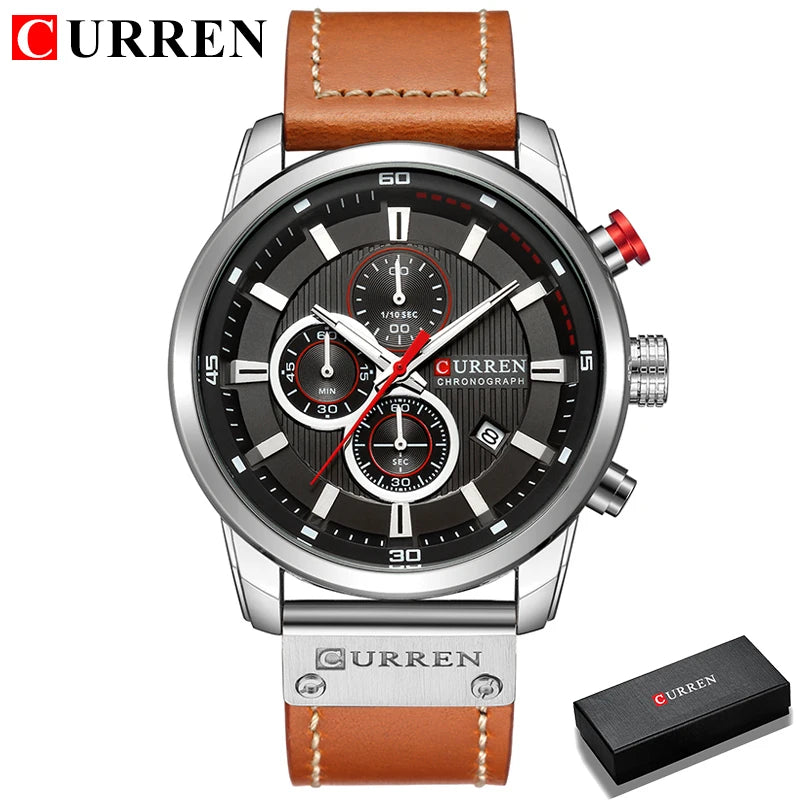 CURREN Fashion  Hodinky Relogio Masculino Esportivo