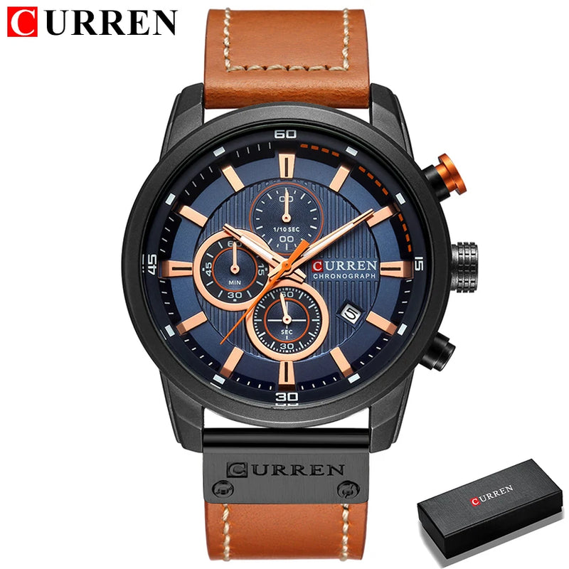 CURREN Fashion  Hodinky Relogio Masculino Esportivo