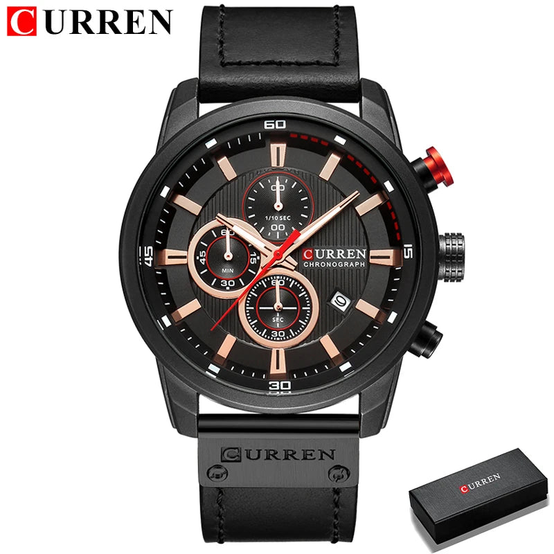 CURREN Fashion  Hodinky Relogio Masculino Esportivo