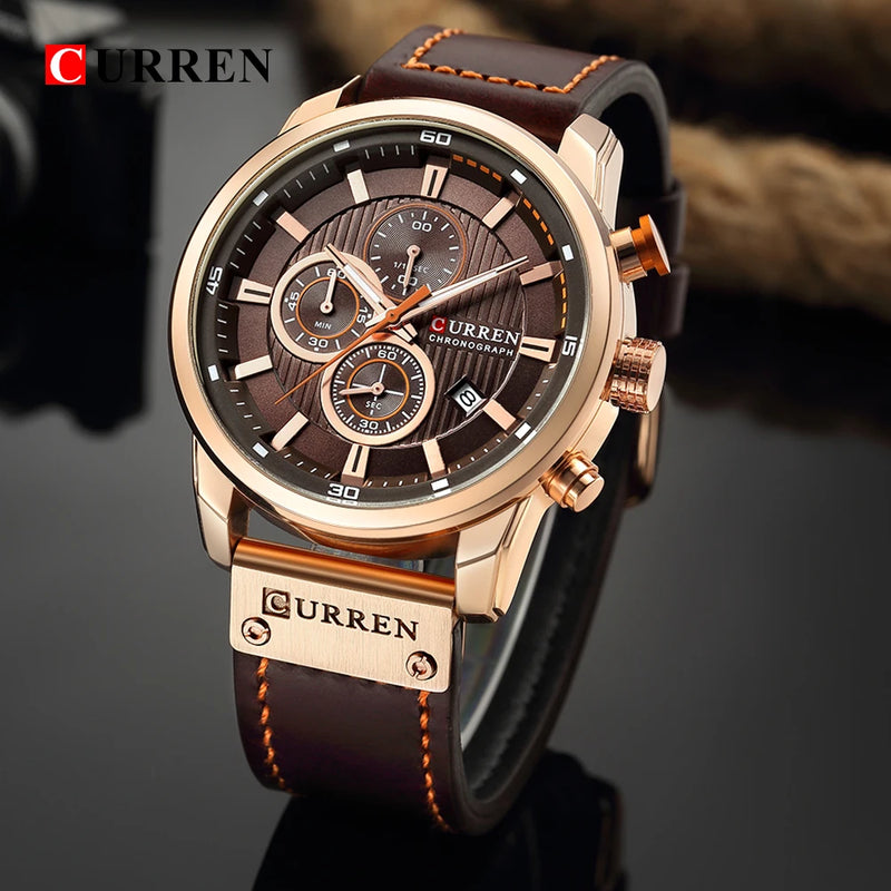 CURREN Fashion  Hodinky Relogio Masculino Esportivo