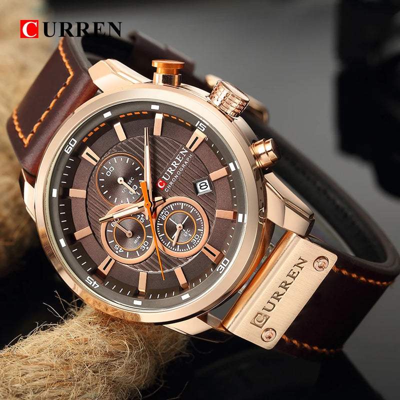 CURREN Fashion  Hodinky Relogio Masculino Esportivo