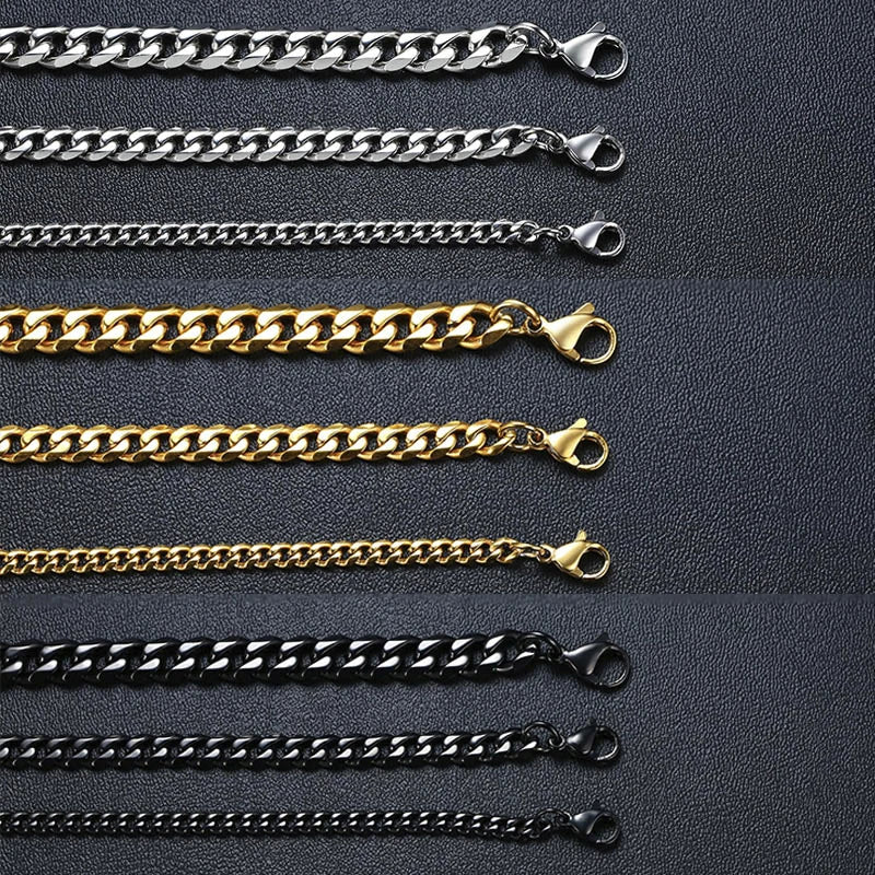 pulseira de aço inox masculino