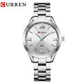 Relógio Feminino CURREN com detalhes elegante e à Prova D'Água