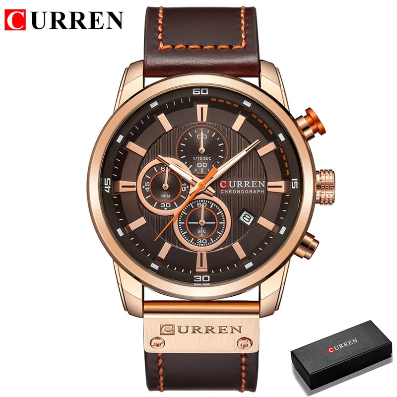 CURREN Fashion  Hodinky Relogio Masculino Esportivo