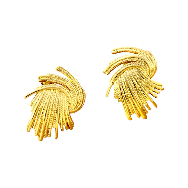 Brinco Asas De anjo para mulheres Banhado a Ouro