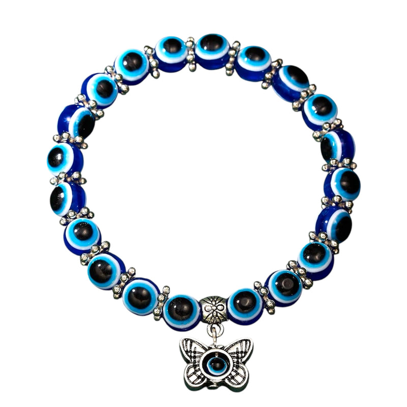 Pulseiras Turcas Clássicas de Mau-Olhado da Sorte para Homens e Mulheres Com Pingentes Artesanais