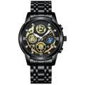Relógios Masculino Elysium  Pulseira de Aço Inoxidável Mostrador de Luxo Luminoso