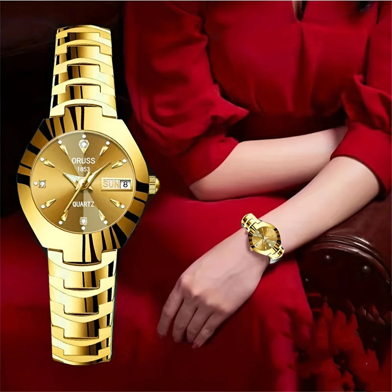 Lindo relógio feminino ORUSS