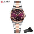 CURREN Relógios Femininos Aurora Royale  de Luxo Moda Casual