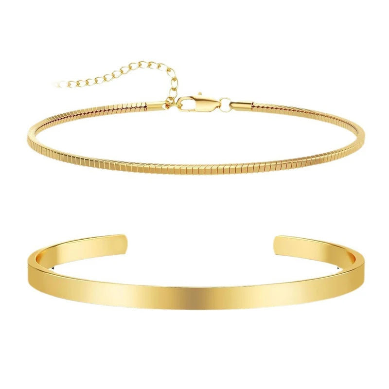Pulseiras  para homens Deluxe  Ouro 14K/Prata Esterlina 925, Pulseiras Delicadas Com Caixa De Pulseiras E Elos Cubanos