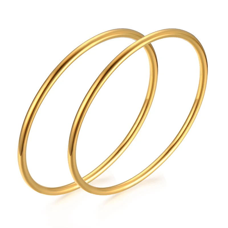 Pulseira De Punho Skylly  De Aço Inoxidável Dourada Para Mulheres