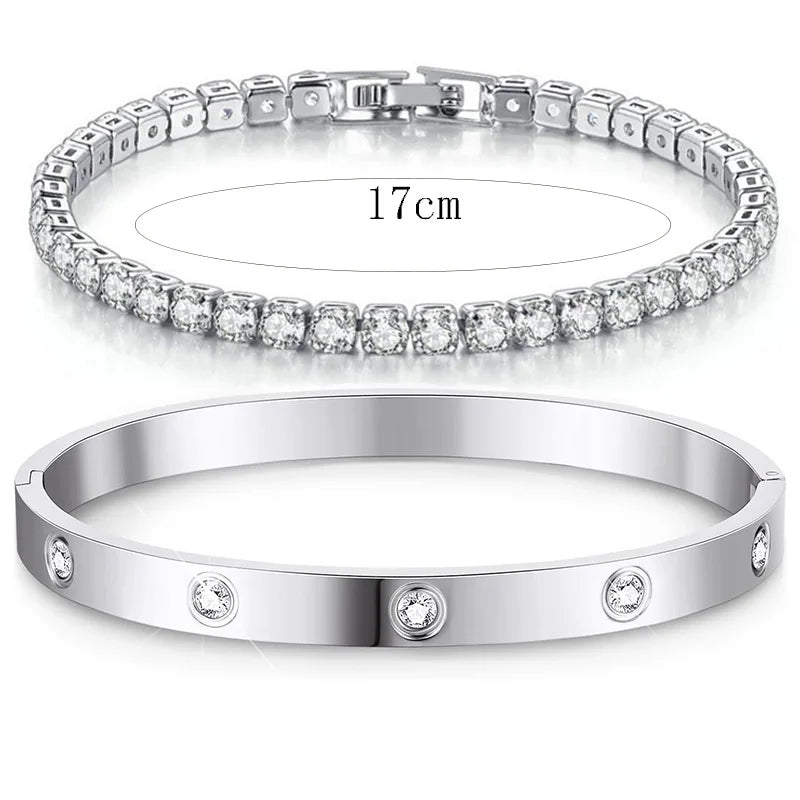 Pulseira Aysha banhado a ouro 14k Pedrarias Brilhantes