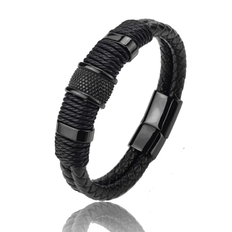 Pulseira Imperial De Couro Vintage
