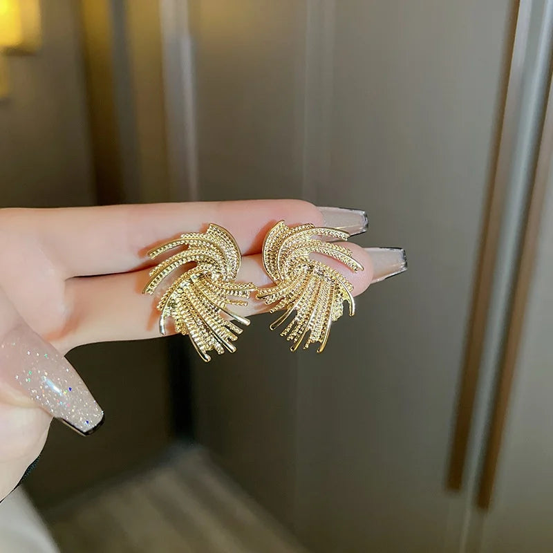 Brinco Asas De anjo para mulheres Banhado a Ouro