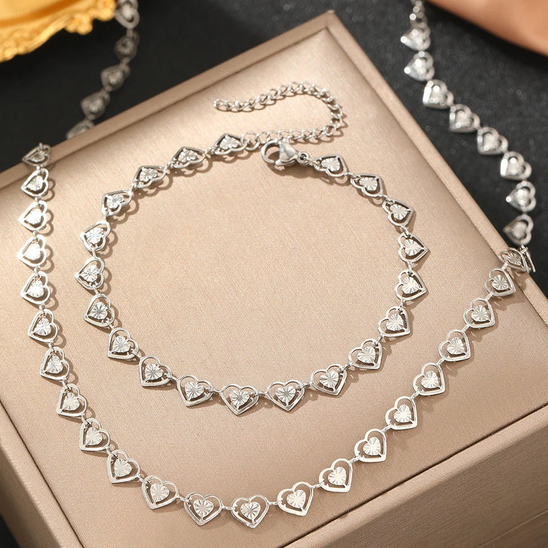 Conjunto Amber Aço Inoxidável E Sofisticado