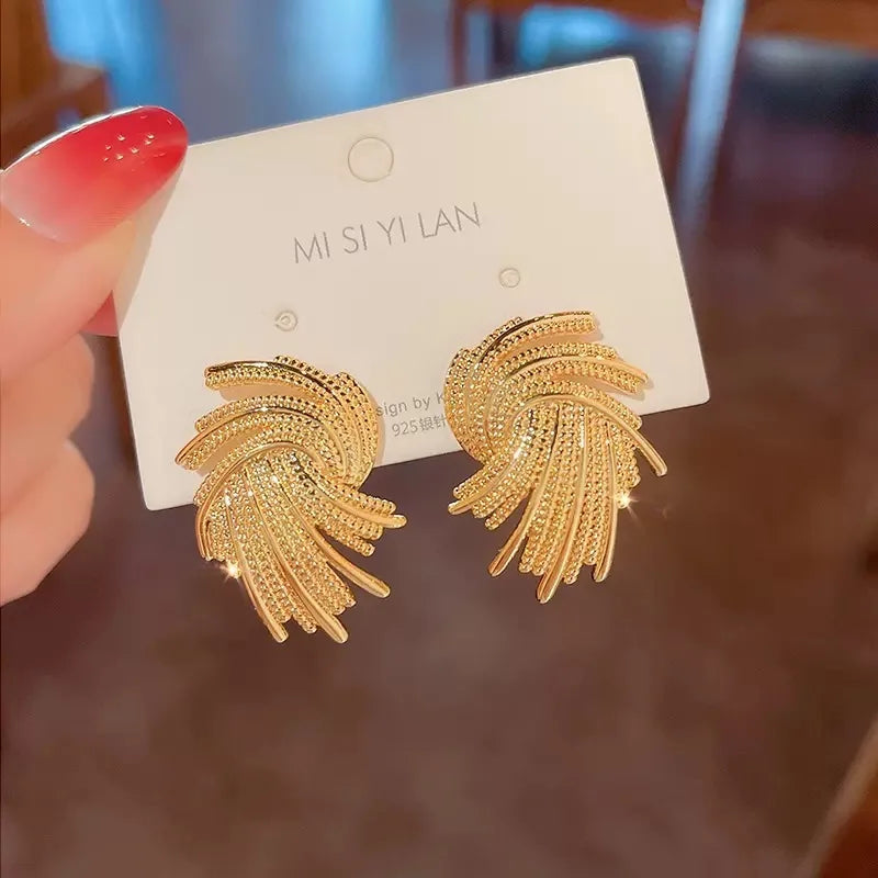 Brinco Asas De anjo para mulheres Banhado a Ouro