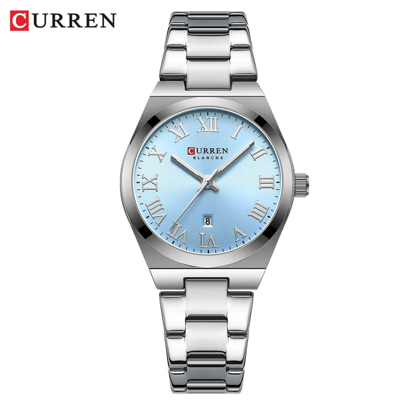 CURREN Relógios Femininos Aurora Royale  de Luxo Moda Casual