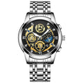Relógios Masculino Elysium  Pulseira de Aço Inoxidável Mostrador de Luxo Luminoso