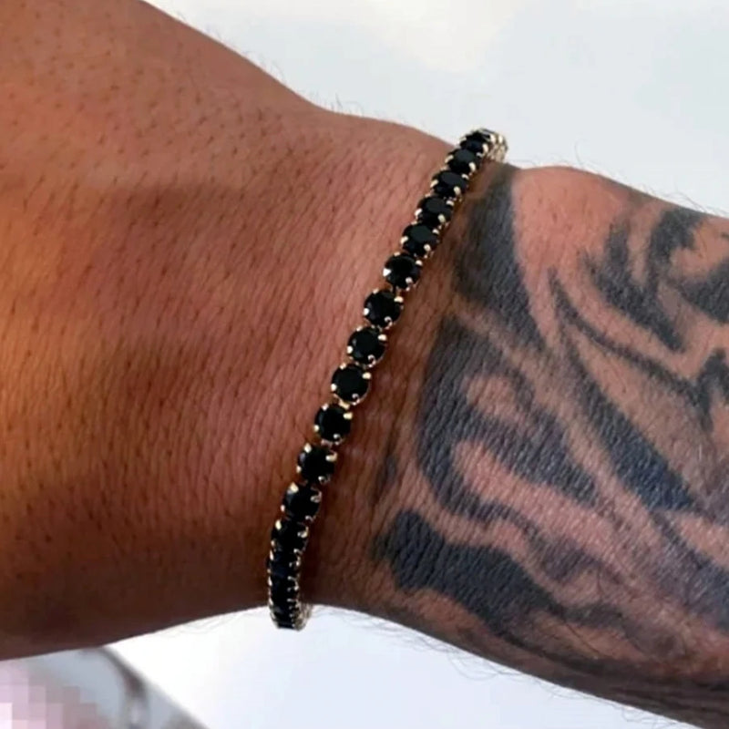 Pulseira De Elos Phantom Pe Aço Inoxidável Punk Clássica Masculina