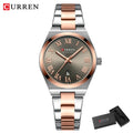CURREN Relógios Femininos Aurora Royale  de Luxo Moda Casual
