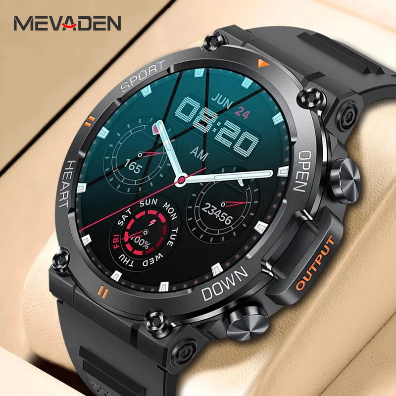 MEVADEN 1,39 Polegadas HD Bluetooth Chamada Relógio Inteligente Homens Smartwatch Para Android IOS MD56