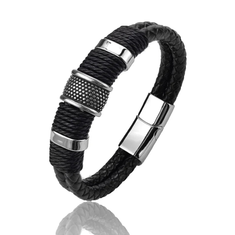 Pulseira Imperial De Couro Vintage
