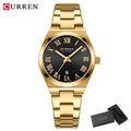 CURREN Relógios Femininos Aurora Royale  de Luxo Moda Casual