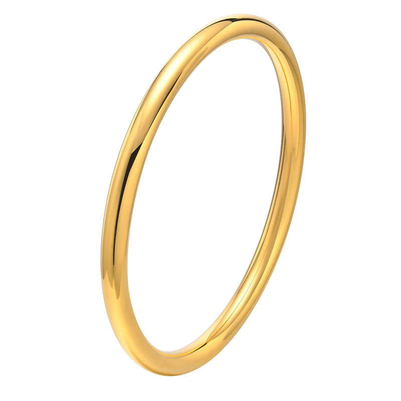 Pulseira De Punho Skylly  De Aço Inoxidável Dourada Para Mulheres