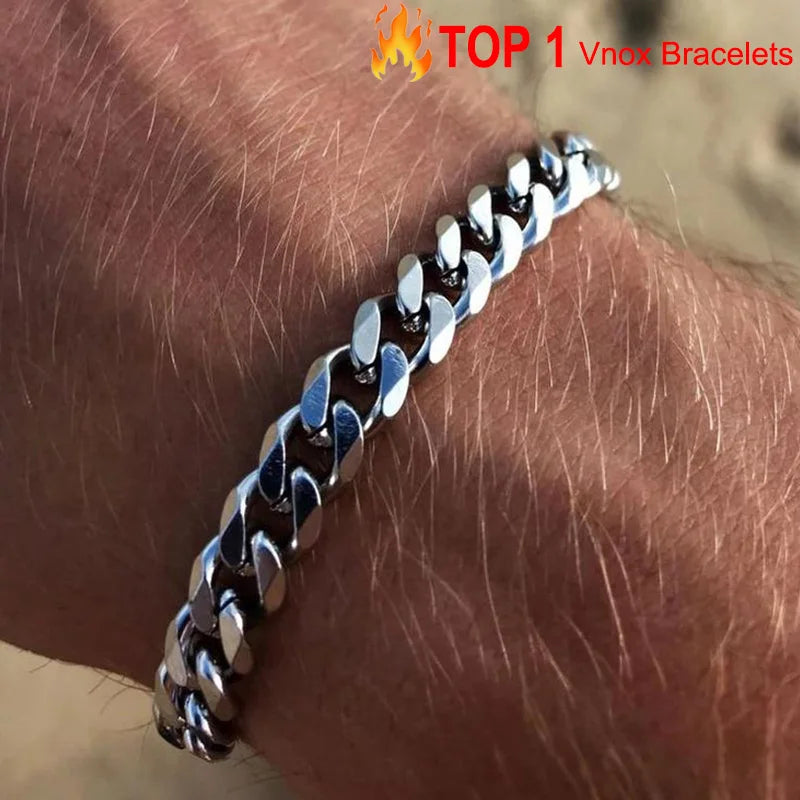 pulseira de aço inox masculino