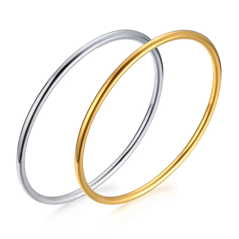 Pulseira De Punho Skylly  De Aço Inoxidável Dourada Para Mulheres