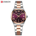 CURREN Relógios Femininos Aurora Royale  de Luxo Moda Casual