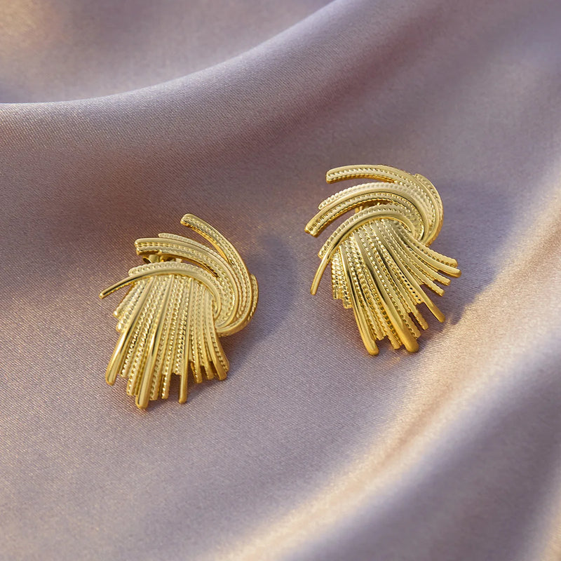 Brinco Asas De anjo para mulheres Banhado a Ouro