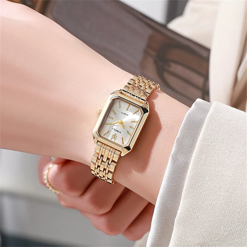 Relógio UTHAI  Feminino Leve Marca de Luxo Quartzo