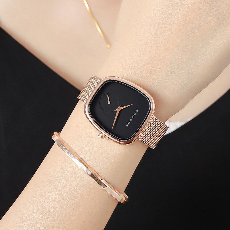 Novo Relógio de Pulso Feminino de Quartzo 34mm