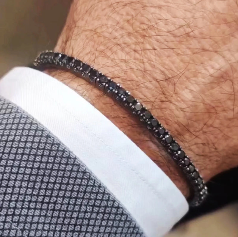 Pulseira De Elos Phantom Pe Aço Inoxidável Punk Clássica Masculina