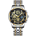 Relógios Masculino Elysium  Pulseira de Aço Inoxidável Mostrador de Luxo Luminoso