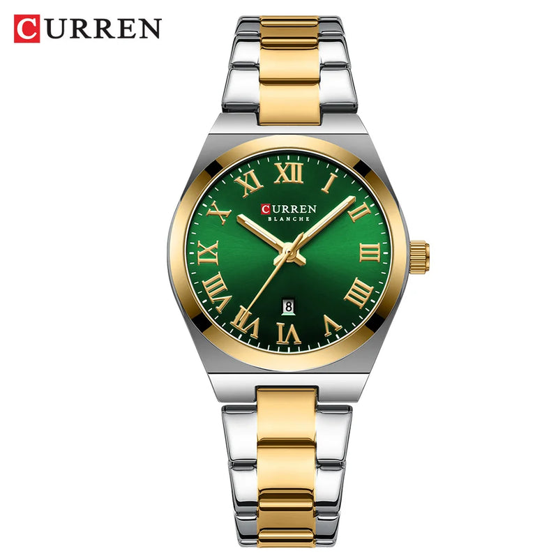 CURREN Relógios Femininos Aurora Royale  de Luxo Moda Casual