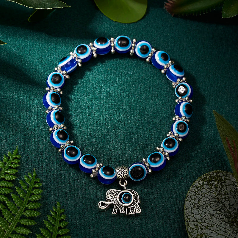 Pulseiras Turcas Clássicas de Mau-Olhado da Sorte para Homens e Mulheres Com Pingentes Artesanais