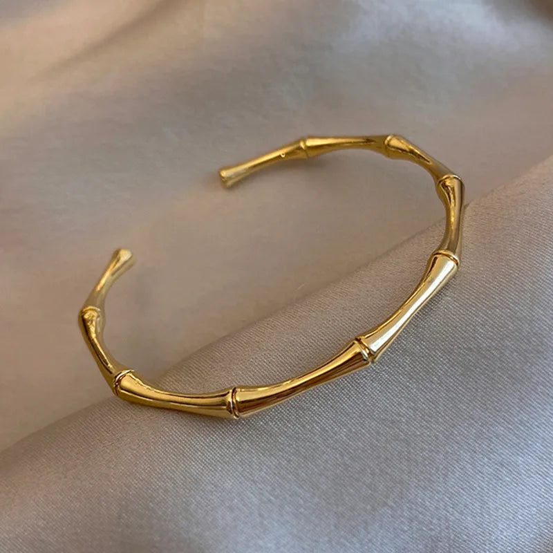 Pulseira Banhada a ouro , Aço titânio