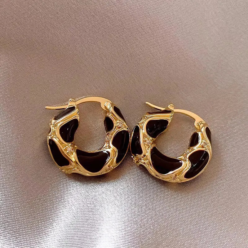 Brincos França Luxo Argola para Mulheres