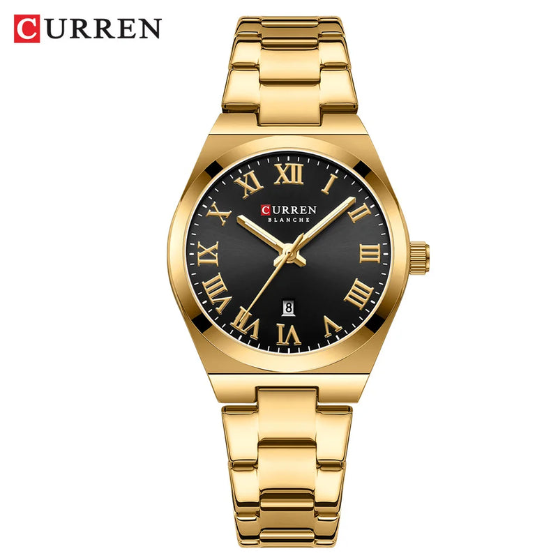 CURREN Relógios Femininos Aurora Royale  de Luxo Moda Casual