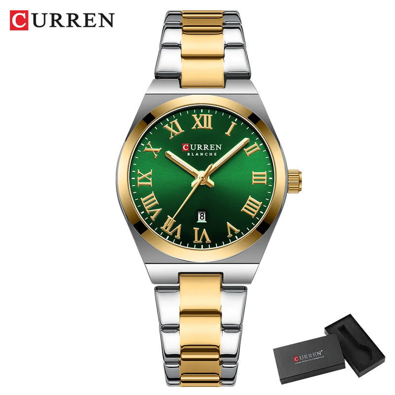 CURREN Relógios Femininos Aurora Royale  de Luxo Moda Casual
