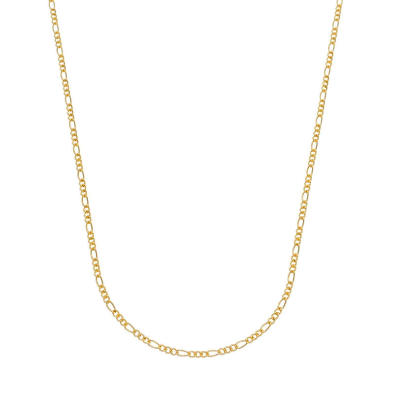 Corrente Dourada Masculina Elo 3 por 1 - 3mm Davyma