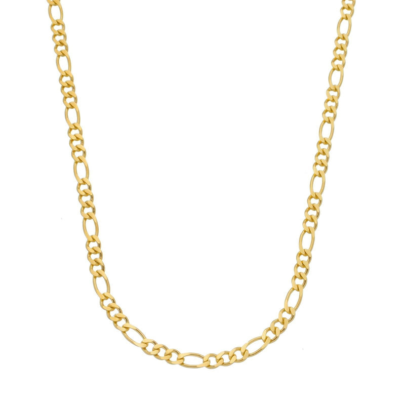 Corrente Dourada Masculina Elo 3 por 1 - 4mm Davyma
